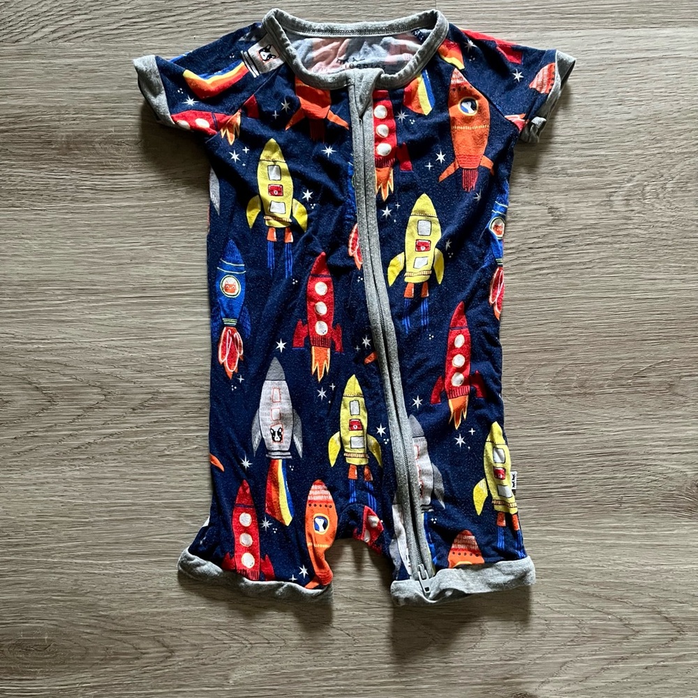 Space Explorer Little Sleepies Shorties